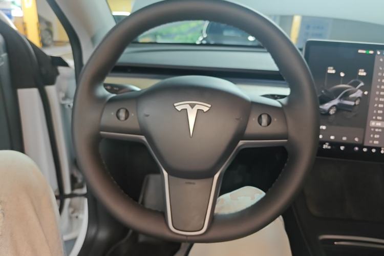 Used Tesla Model Y 2022 Revised Version Long-Range All-Wheel Drive Steering Wheel