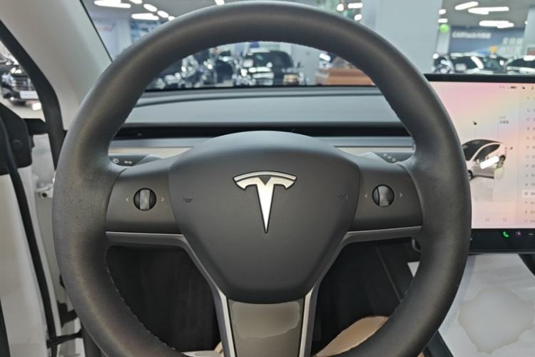 Used Tesla Model Y 2022 Long-Range All-Wheel-Drive Version Steering Wheel