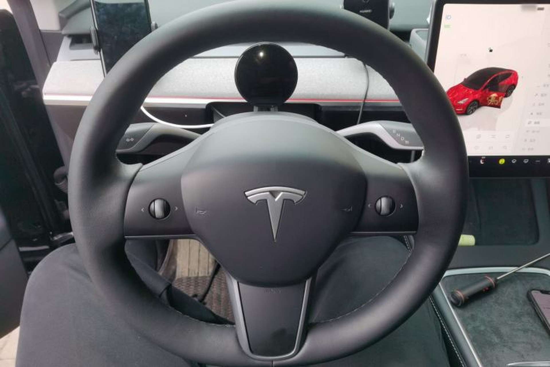 Used Tesla Model Y 2022 Revised Version Long-Range All-Wheel Drive Steering Wheel