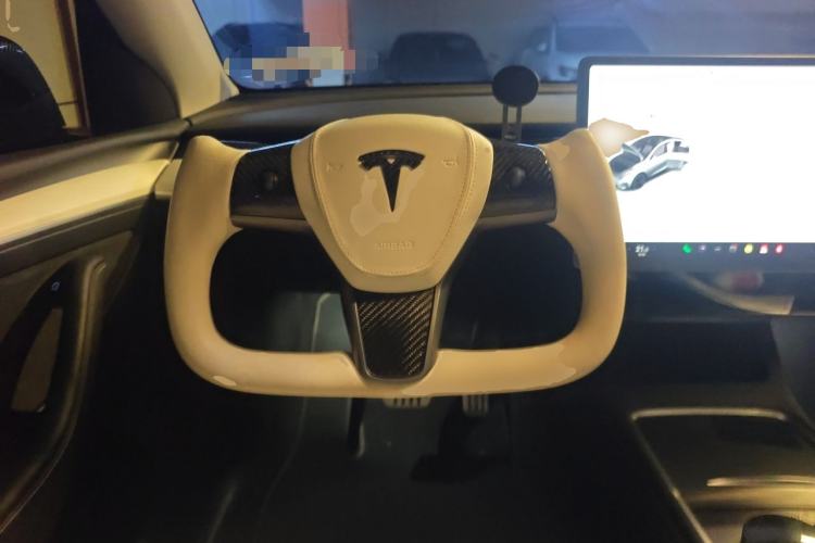 Used Tesla Model Y 2022 Performance High-Performance All-Wheel-Drive Version Steering Wheel