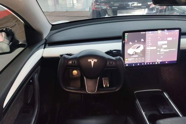 Used Tesla Model Y 2022 Revised Version Rear-Wheel Drive Steering Wheel
