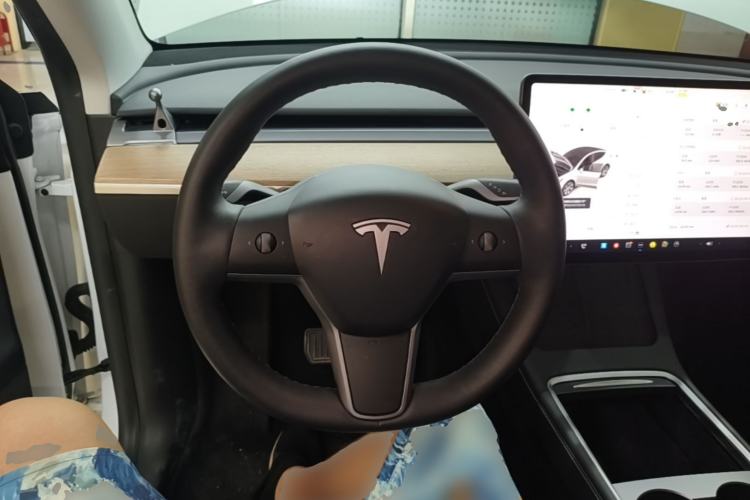 Used Tesla Model Y 2022 Rear-Wheel-Drive Version Steering Wheel