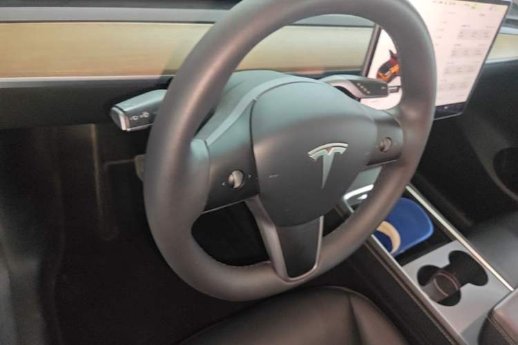 Used Tesla Model Y 2022 Rear-Wheel-Drive Version Steering Wheel