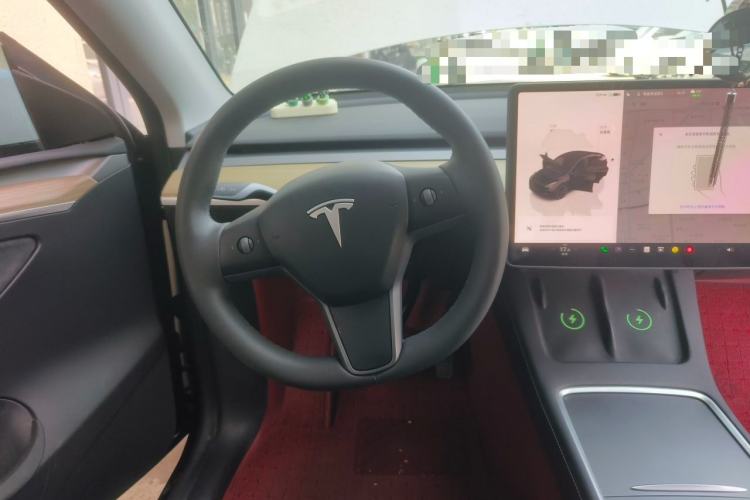 Used Tesla Model Y 2022 Revised Version Long-Range All-Wheel Drive Steering Wheel