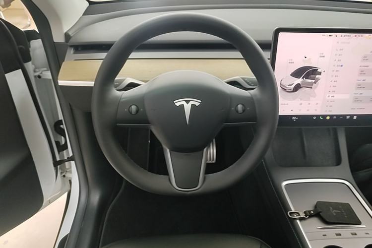 Used Tesla Model Y 2022 Performance High-Performance All-Wheel-Drive Version Steering Wheel