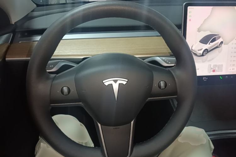 Used Tesla Model Y 2022 Revised Version Long-Range All-Wheel Drive Steering Wheel