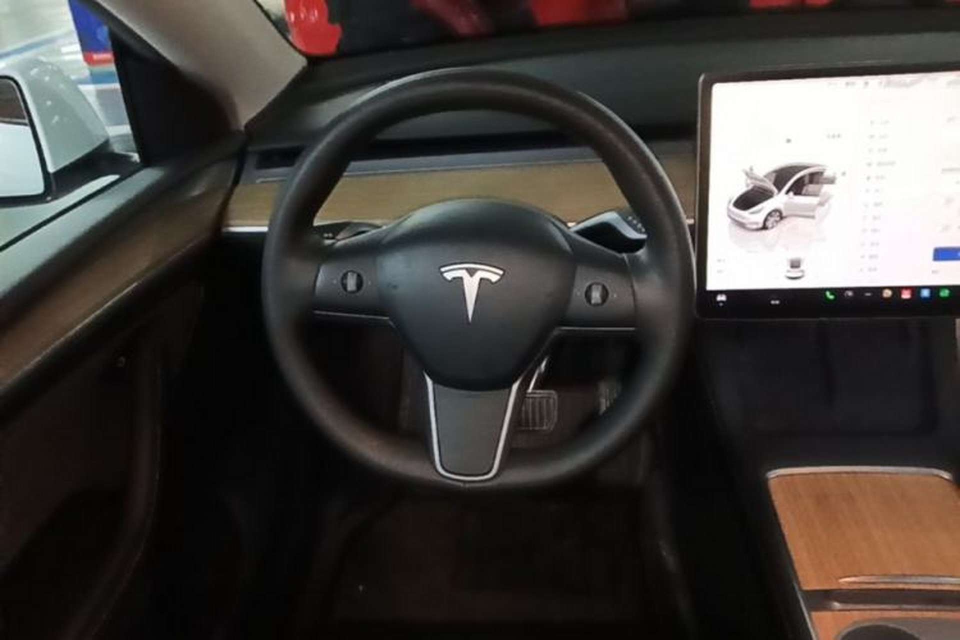Used Tesla Model Y 2022 Rear-Wheel-Drive Version Steering Wheel