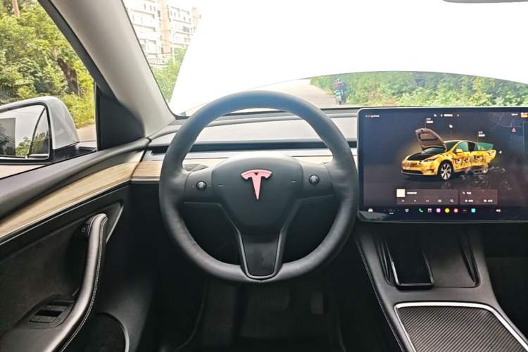 Used Tesla Model Y 2022 Rear-Wheel-Drive Version Steering Wheel