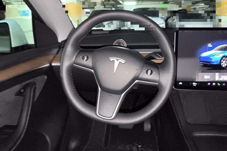 Used Tesla Model Y 2022 Revised Version Long-Range All-Wheel Drive Steering Wheel
