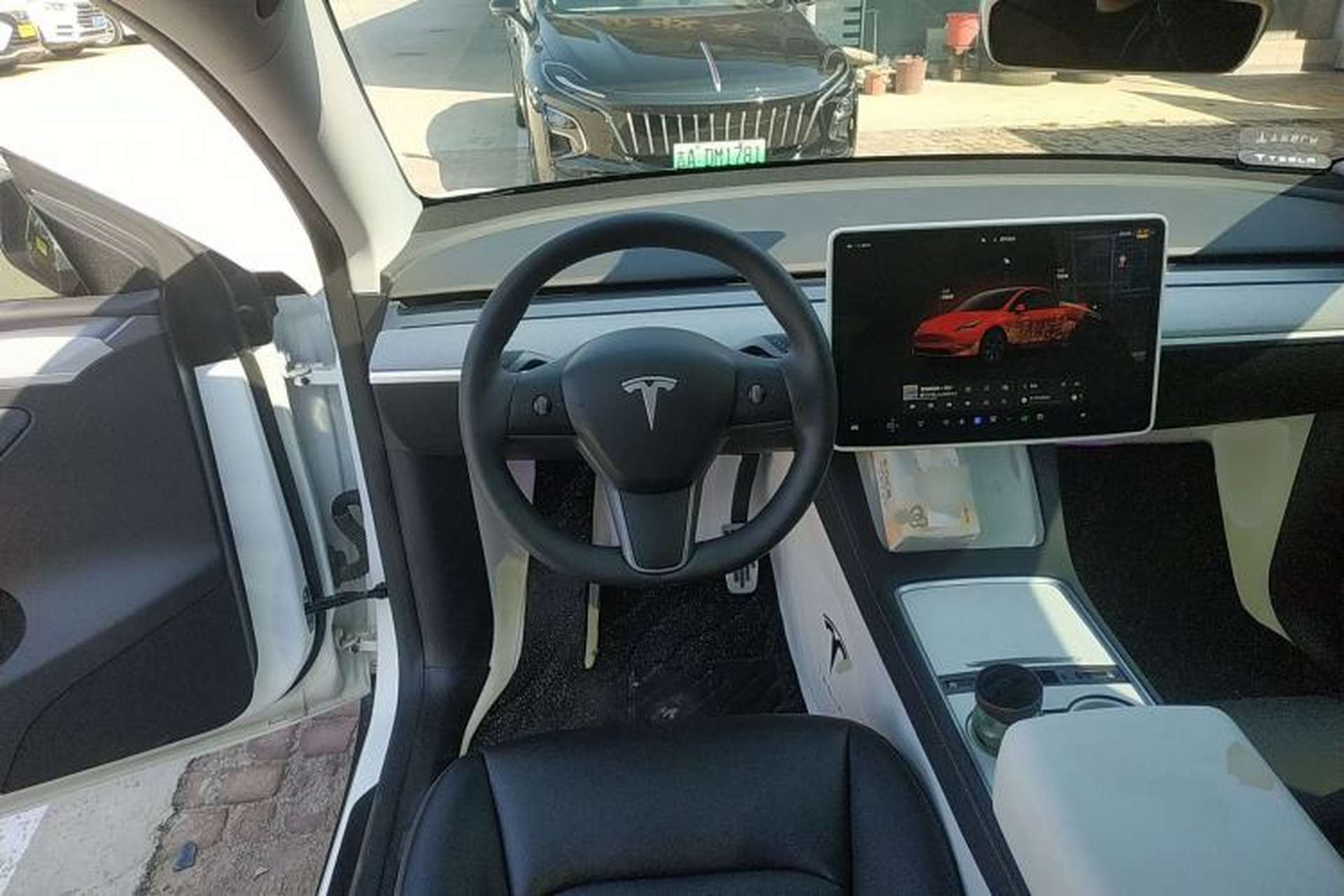 Used Tesla Model Y 2022 Revised Version Rear-Wheel Drive Steering Wheel
