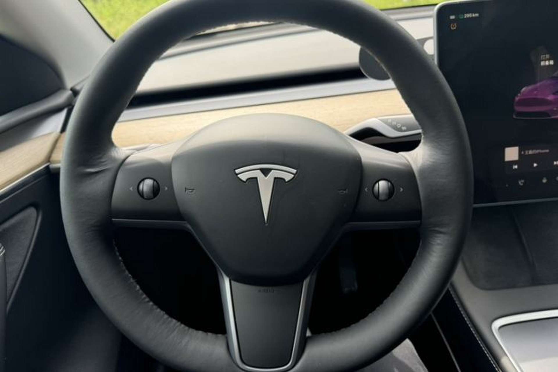 Used Tesla Model Y 2022 Revised Version Long-Range All-Wheel Drive Steering Wheel