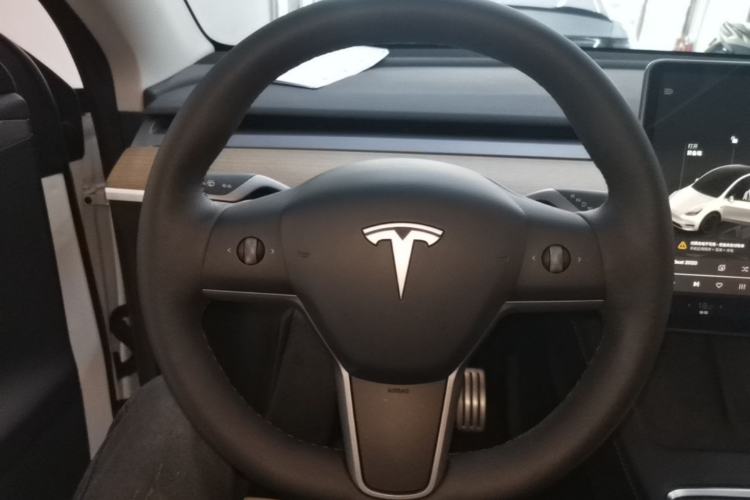 Used Tesla Model Y 2022 Performance High-Performance All-Wheel-Drive Version Steering Wheel