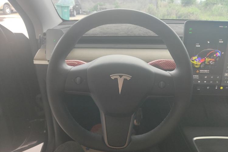 Used Tesla Model Y 2022 Revised Version Long-Range All-Wheel Drive Steering Wheel