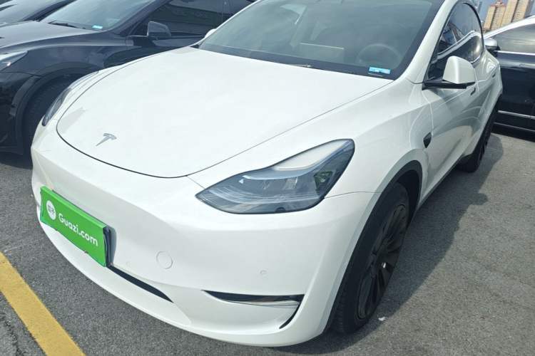 Used Tesla Model Y 2022 Revised Version Long-Range All-Wheel Drive Guazi used car, China used car export, Used car for sale, Used Tesla cars, Cheapest cars for sale, Electric vehicle, New energy car