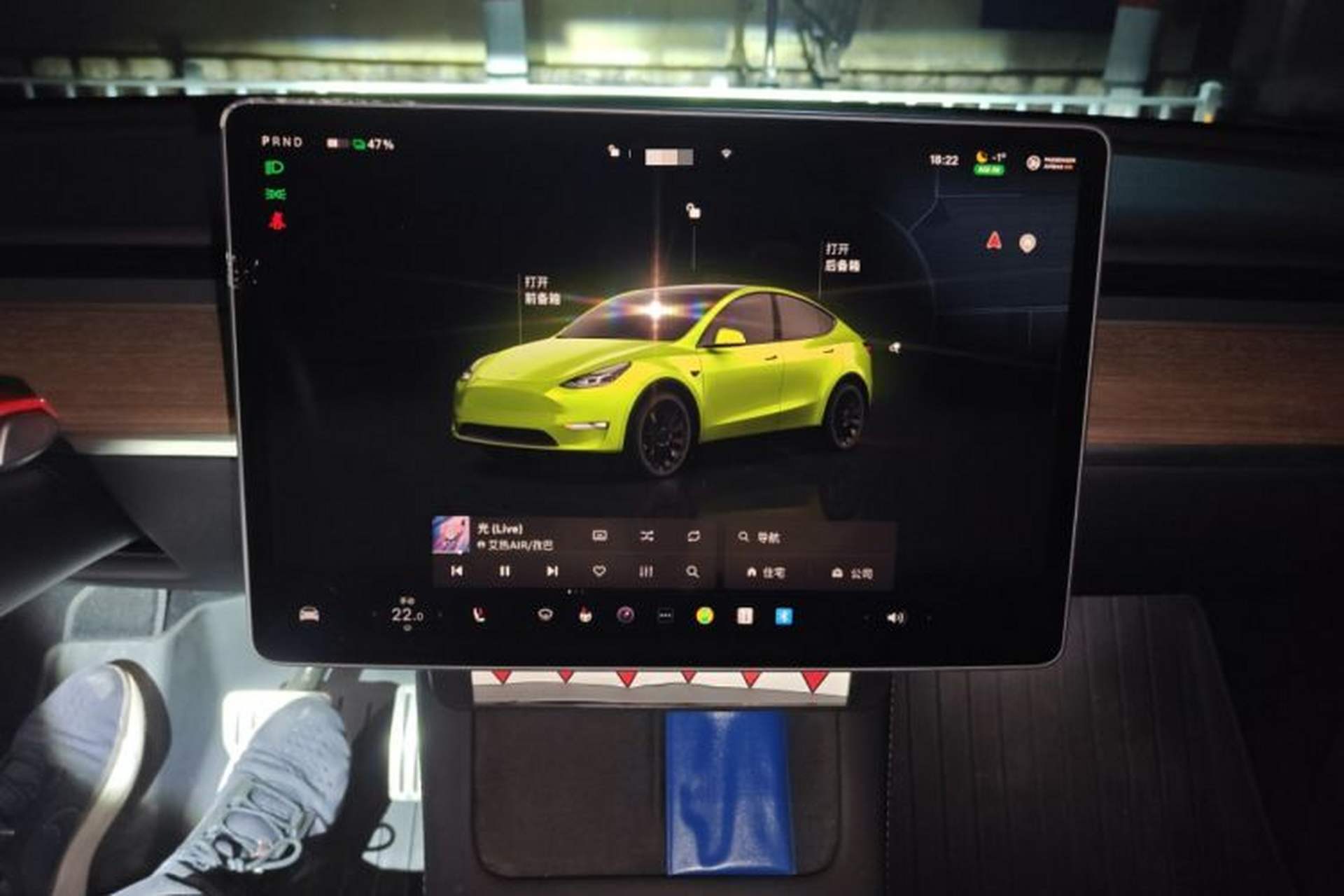 Used Tesla Model Y 2022 Performance High-Performance All-Wheel-Drive Version Instrument Cluster