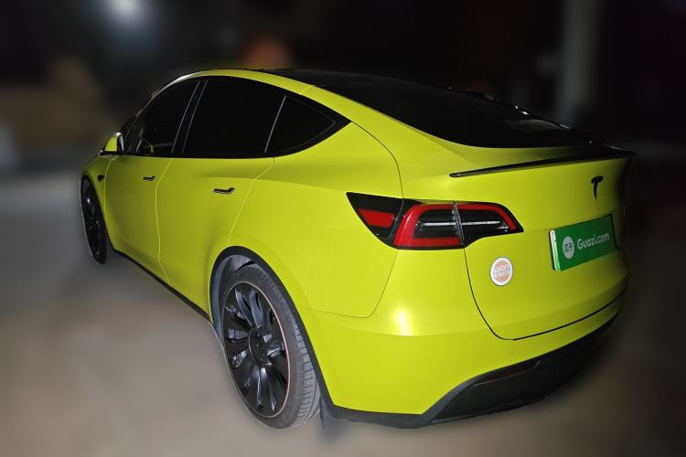 Used Tesla Model Y 2022 Performance High-Performance All-Wheel-Drive Version Rear Left 45 Deg
