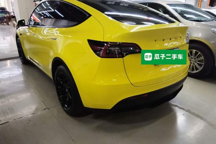 Used Tesla Model Y 2022 Revised Version Rear-Wheel Drive Rear Left 45 Deg