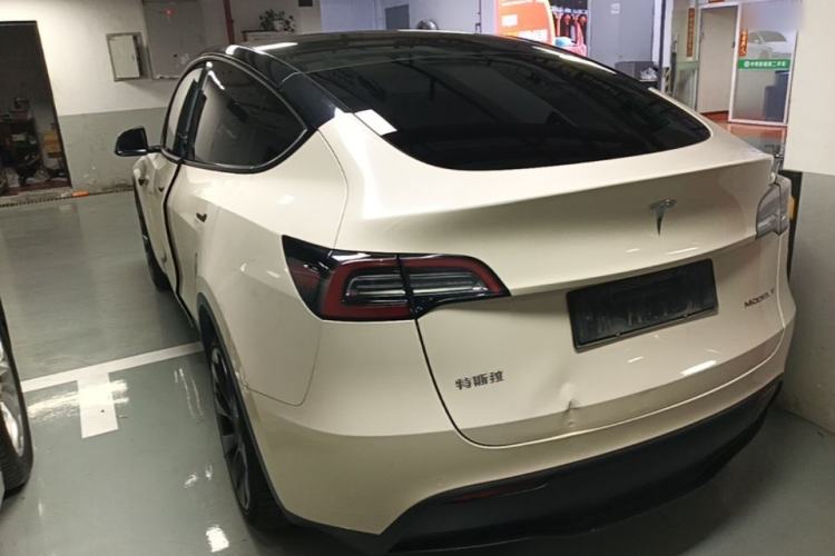 Used Tesla Model Y 2022 Revised Version Rear-Wheel Drive Rear Left 45 Deg
