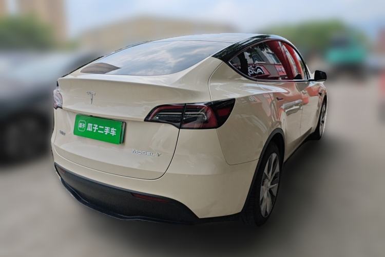Used Tesla Model Y 2022 Revised Version Rear-Wheel Drive Rear Right 45 Deg