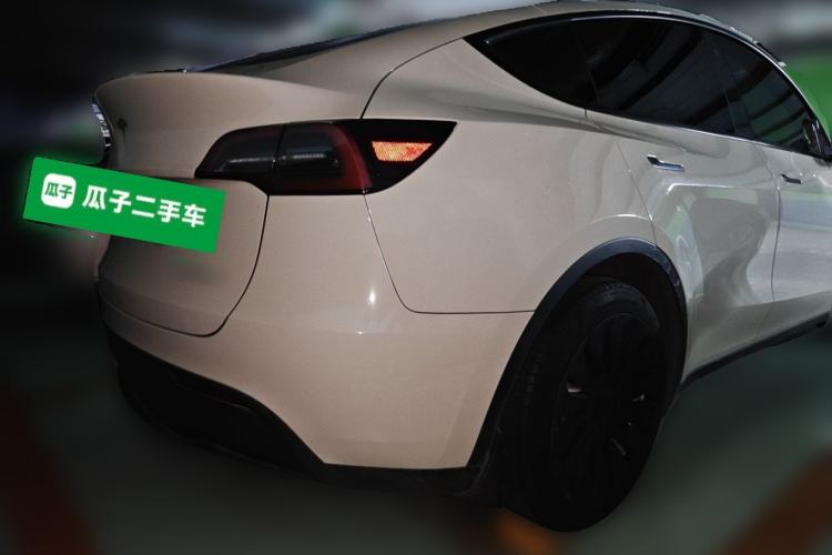 Used Tesla Model Y 2022 Revised Version Rear-Wheel Drive Rear Right 45 Deg