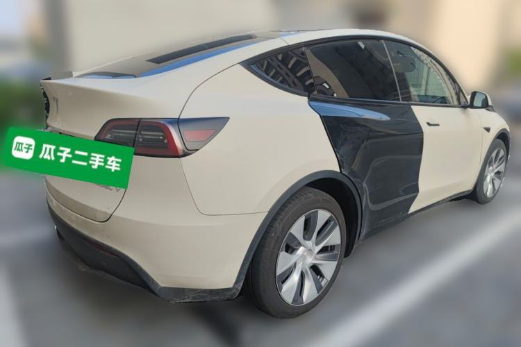 Used Tesla Model Y 2022 Revised Version Long-Range All-Wheel Drive Rear Right 45 Deg