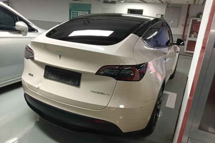 Used Tesla Model Y 2022 Revised Version Rear-Wheel Drive Rear Right 45 Deg