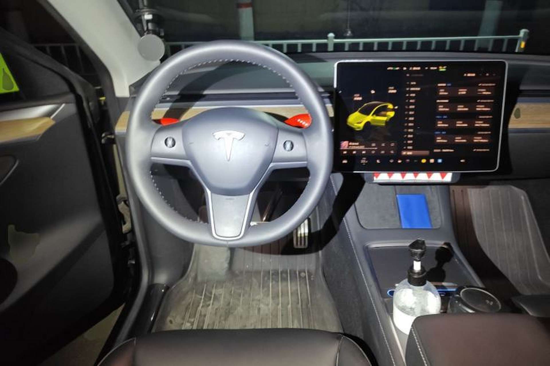 Used Tesla Model Y 2022 Performance High-Performance All-Wheel-Drive Version Steering Wheel
