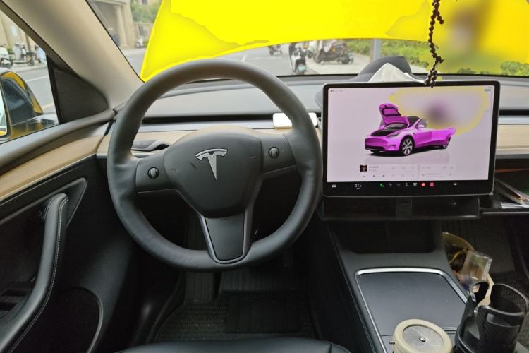 Used Tesla Model Y 2022 Revised Version Rear-Wheel Drive Steering Wheel