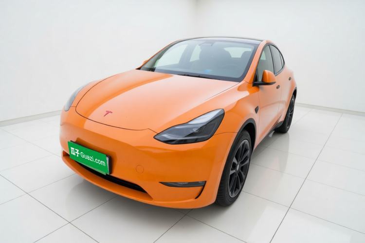 Used Tesla Model Y 2022 Revised Version Long-Range All-Wheel Drive Guazi used car, China used car export, Used car for sale, Used Tesla cars, Cheapest cars for sale, Electric vehicle, New energy car