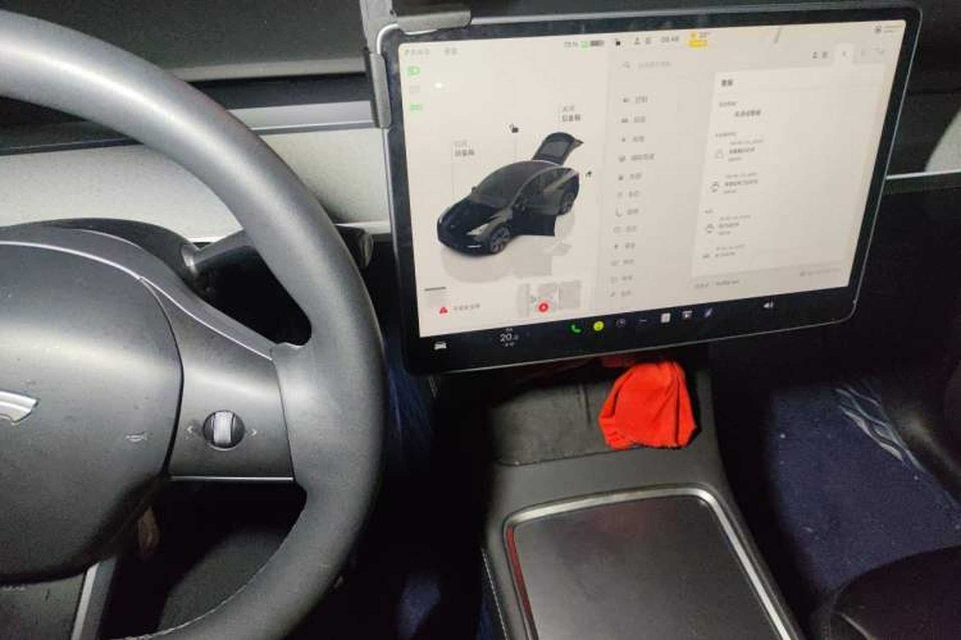 Used Tesla Model Y 2023 Rear-Wheel-Drive Version Audio And AC Panel