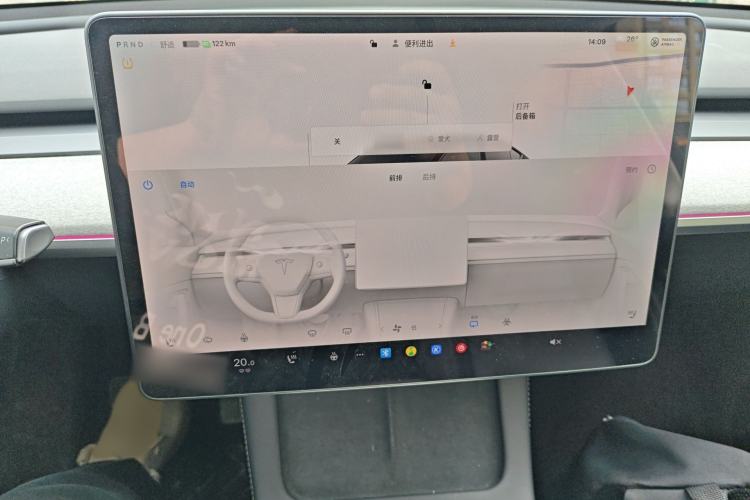 Used Tesla Model Y 2023 Rear-Wheel-Drive Version Audio And AC Panel