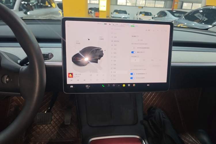 Used Tesla Model Y 2023 Rear-Wheel-Drive Version Audio And AC Panel