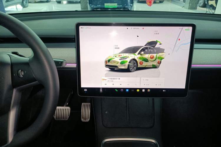 Used Tesla Model Y 2023 Rear-Wheel-Drive Version Audio And AC Panel