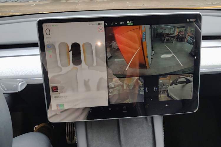 Used Tesla Model Y 2023 Rear-Wheel-Drive Version Audio And AC Panel