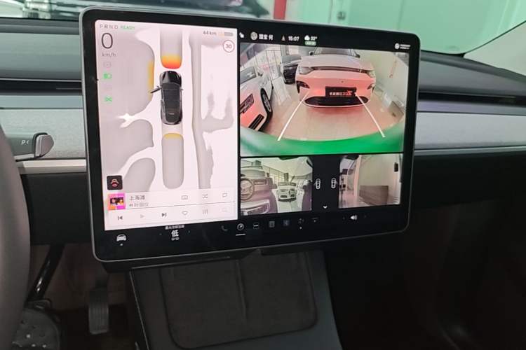 Used Tesla Model Y 2023 Rear-Wheel-Drive Version Audio And AC Panel