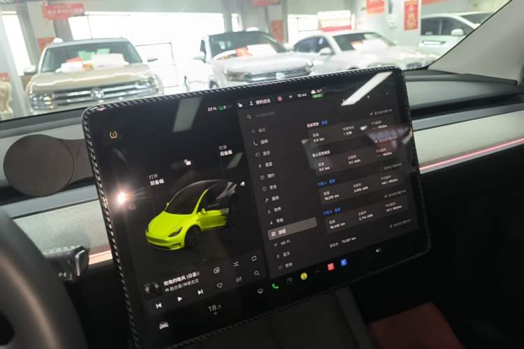 Used Tesla Model Y 2023 Rear-Wheel-Drive Version Audio And AC Panel