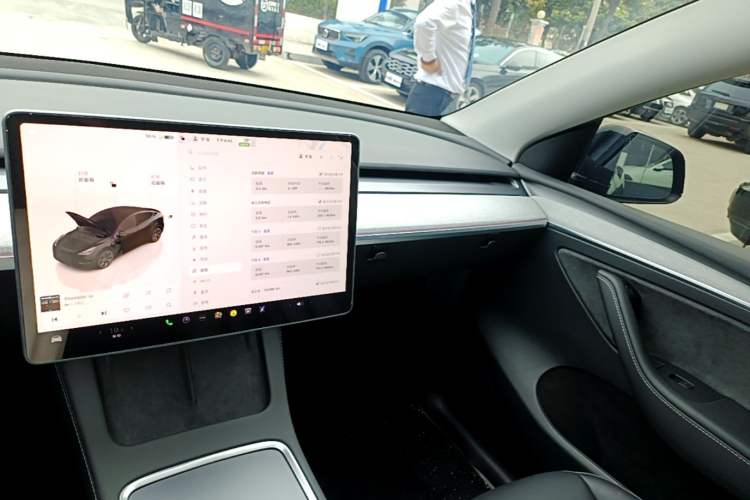 Used Tesla Model Y 2023 Rear-Wheel-Drive Version Audio And AC Panel