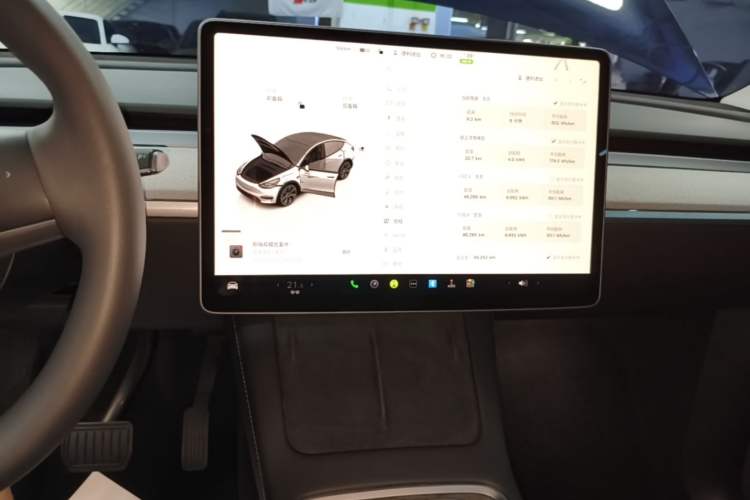 Used Tesla Model Y 2023 Rear-Wheel-Drive Version Audio And AC Panel