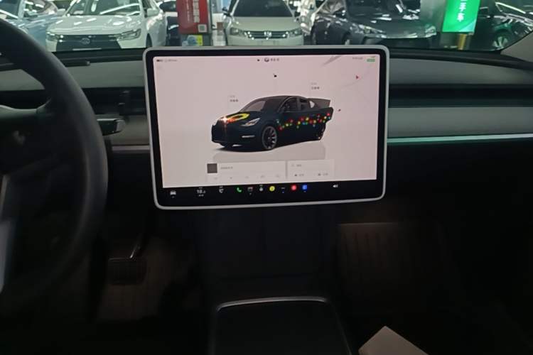 Used Tesla Model Y 2023 Rear-Wheel-Drive Version Audio And AC Panel