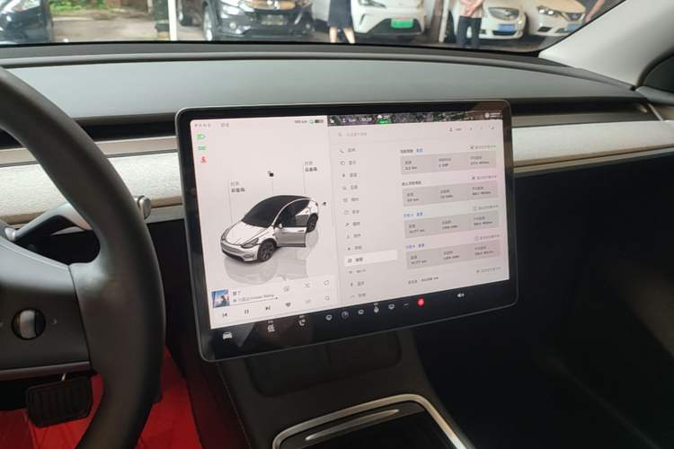 Used Tesla Model Y 2023 Rear-Wheel-Drive Version Audio And AC Panel