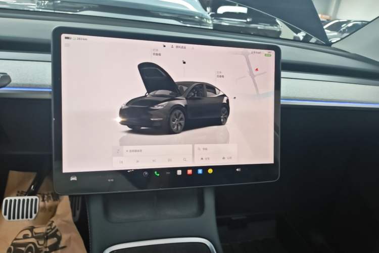 Used Tesla Model Y 2023 Rear-Wheel-Drive Version Audio And AC Panel