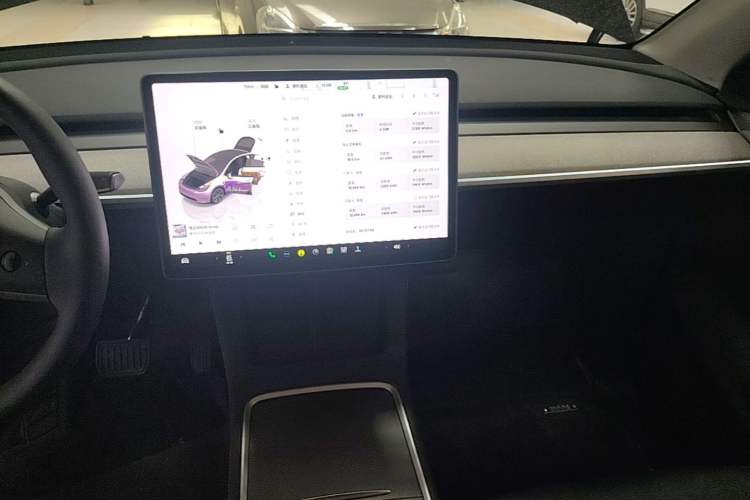 Used Tesla Model Y 2023 Rear-Wheel-Drive Version Audio And AC Panel
