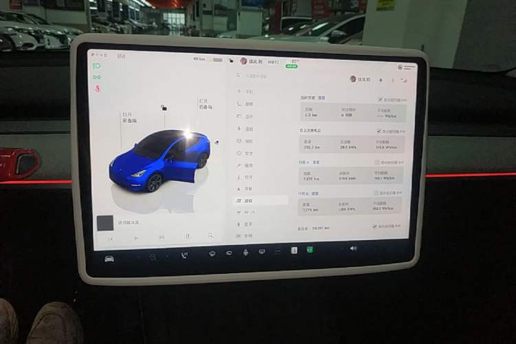 Used Tesla Model Y 2023 Rear-Wheel-Drive Version Audio And AC Panel