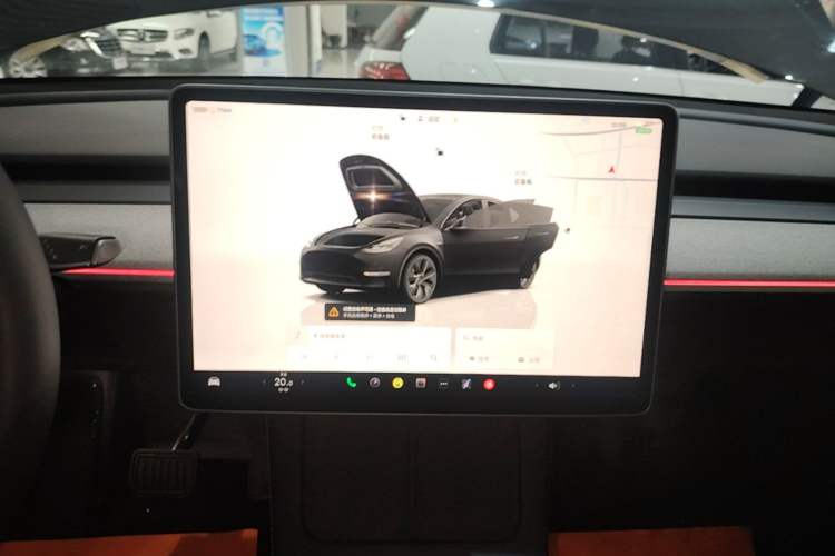 Used Tesla Model Y 2023 Rear-Wheel-Drive Version Audio And AC Panel