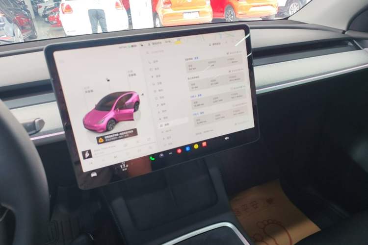 Used Tesla Model Y 2023 Rear-Wheel-Drive Version Audio And AC Panel