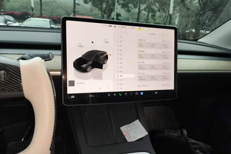 Used Tesla Model Y 2023 Rear-Wheel-Drive Version Audio And AC Panel