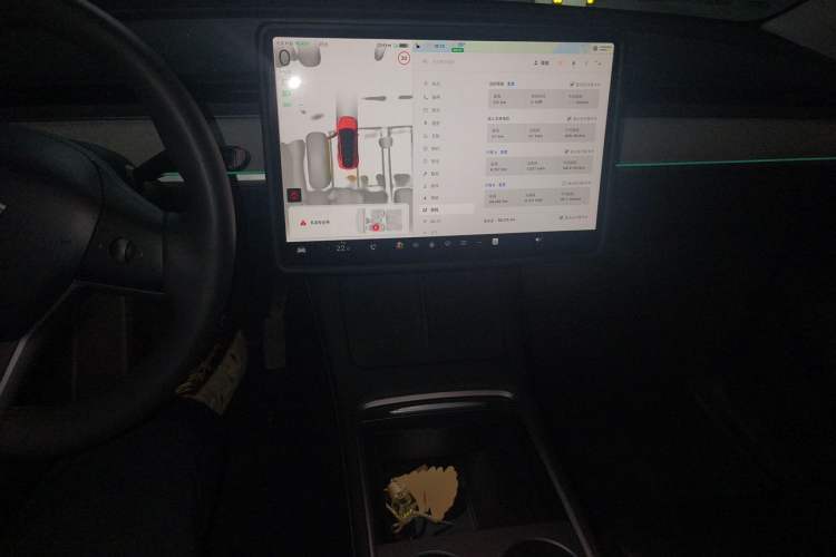 Used Tesla Model Y 2023 Rear-Wheel-Drive Version Audio And AC Panel