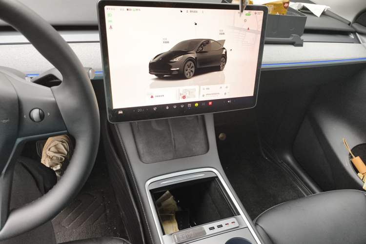 Used Tesla Model Y 2023 Rear-Wheel-Drive Version Audio And AC Panel