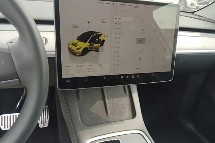 Used Tesla Model Y 2023 Rear-Wheel-Drive Version Audio And AC Panel