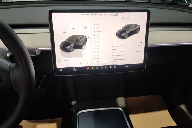 Used Tesla Model Y 2023 Rear-Wheel-Drive Version Audio And AC Panel